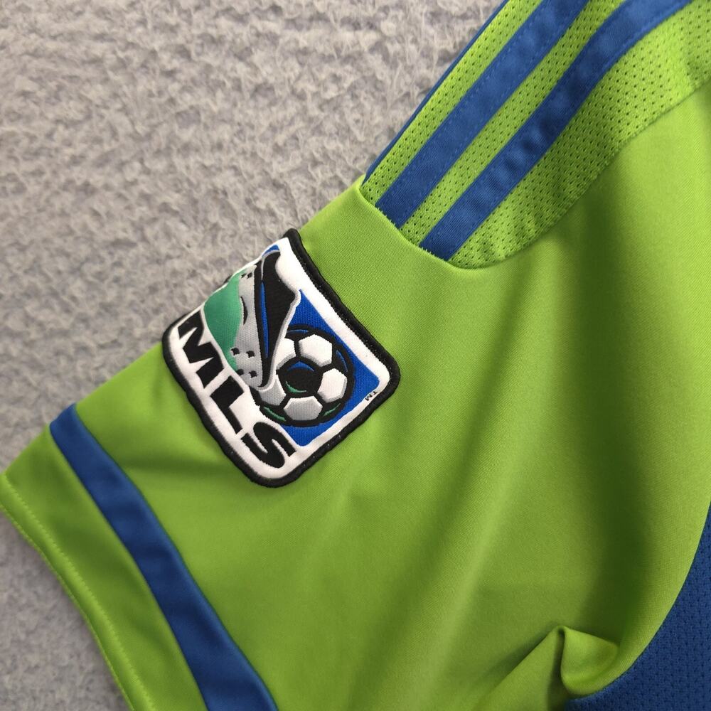 Seattle Sounders Jersey Mens Medium Adidas Climacool 11/12 Home Jhon Hurtado #34 - Picture 12 of 16